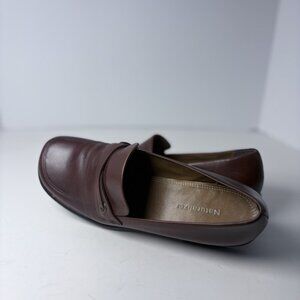 Naturalizer Rich Brown Leather Loafers